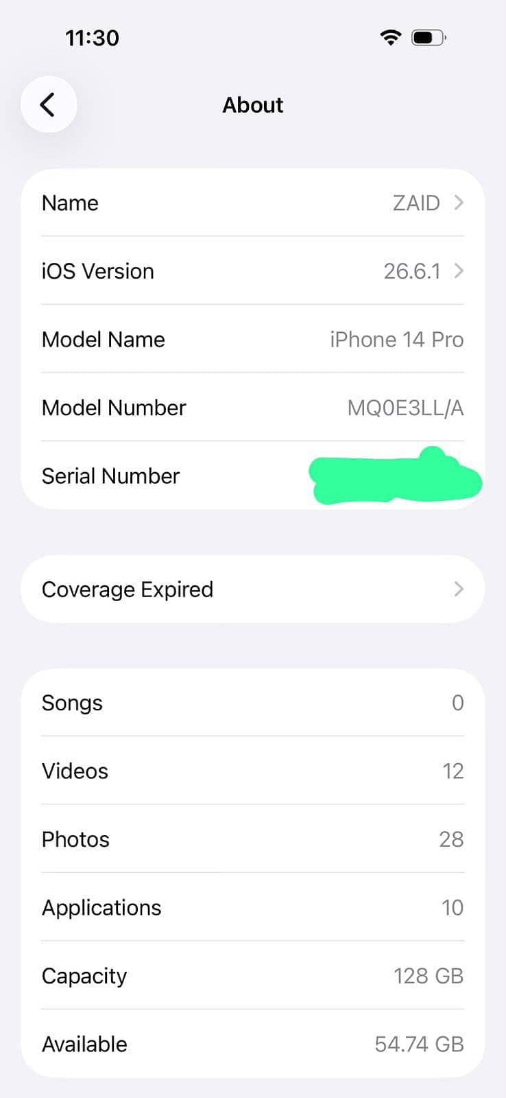 Apple iPhone 14 Pro 6