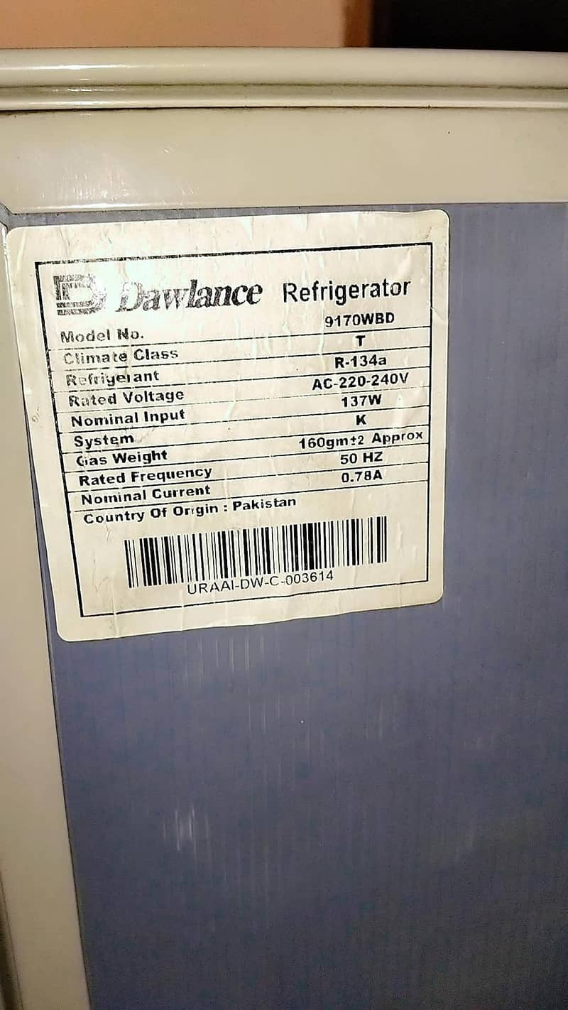 Dawlance fridge 8