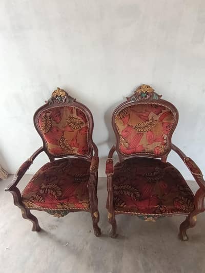 2 chairs ha Jo be pic ma dakh lay Home use ha