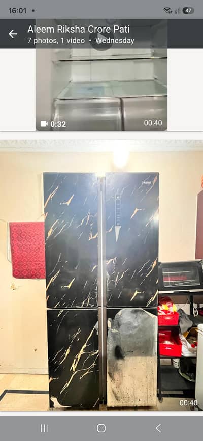 5 Month Used Haier Refrigerator