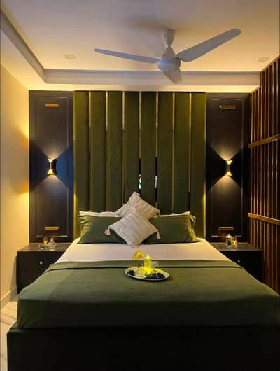 1 bed luxury furnished flat on per day rent