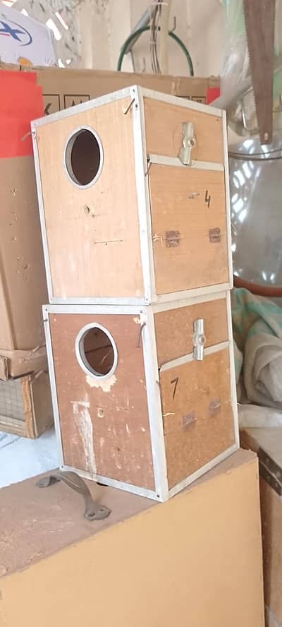 Seed cleaner machine &Breading boxes  for love birds