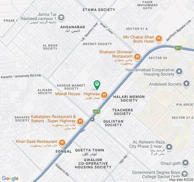 200 Sq Yd Plot For Sale in Azeemabad Society On Main Jinnah Avenue Opp Malir Cantt 45 Lac