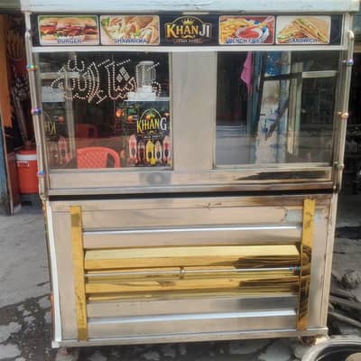 Burger  shwarma and cheese  counter