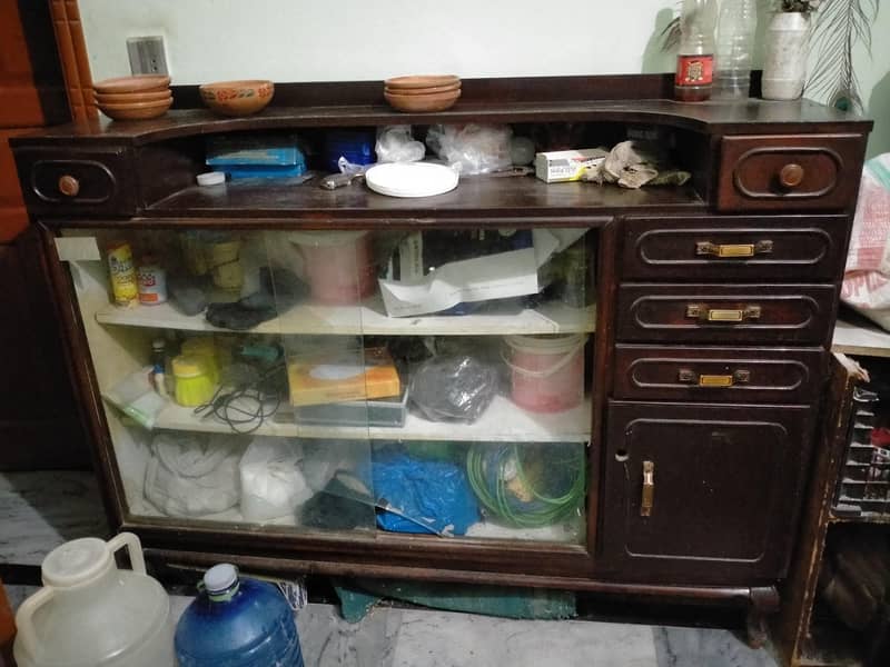 pure wooden solid showcase 0