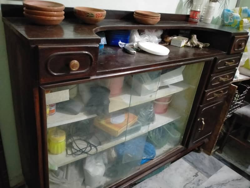 pure wooden solid showcase 3