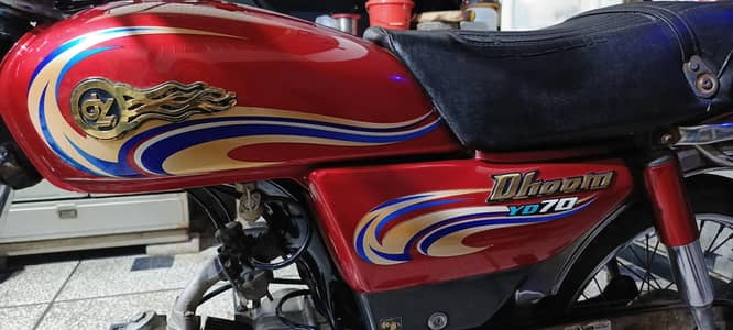 dhoom cd70 antique bike tottaly janion condition