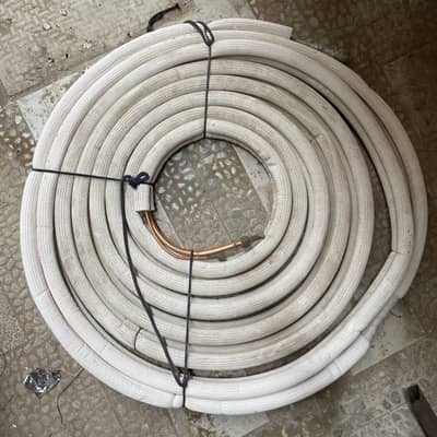 Aluminium ac pipe and copper wire