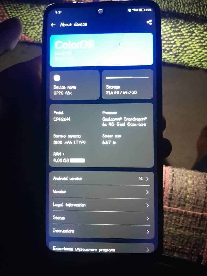 OPPO A3x 3