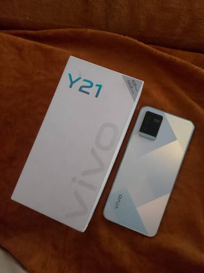Vivo Y21 4 64 box plus mobile