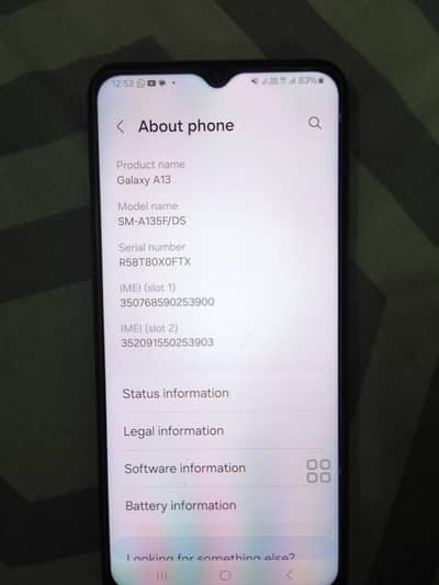 Samsung Mobile A13
