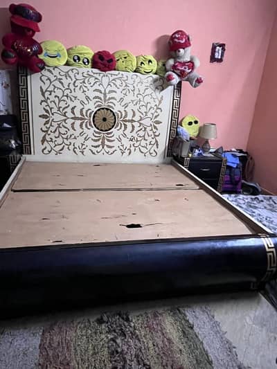 bed set side tables and dressing