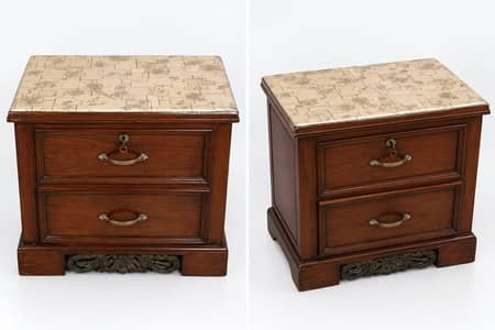 Cupboard, Side Tables, Dining Table, Dressing Table