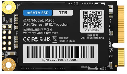 ORICO M200 3D NAND SSD Hard Solid Drive- mSATA - SATA III - 6Gbps-1TB