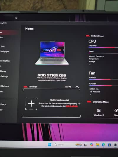 Asus strix g18 5070 qhd 240hz 16gb 1tb ryzen 9 8940hx