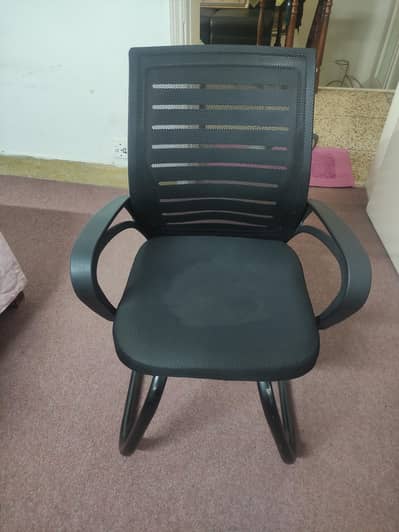Iron table and comfort chair