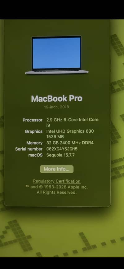 Apple MacBook Pro 2018/19