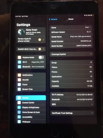 Ipad mini 5