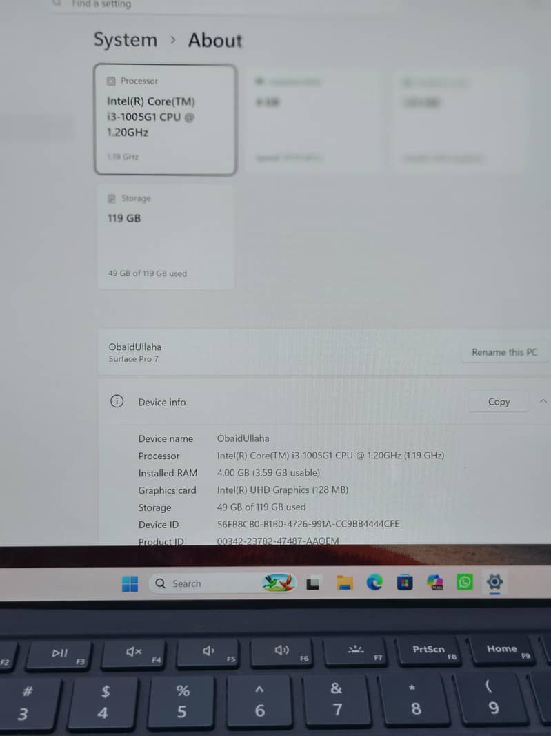 Microsoft surface pro 7  laptop tablet 4