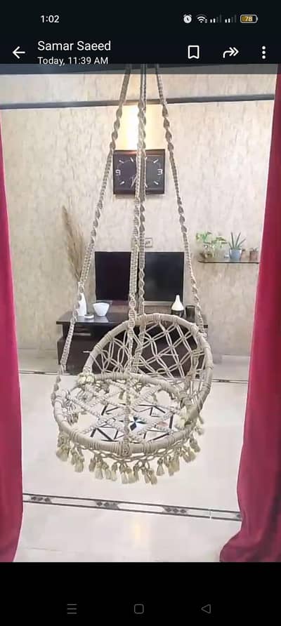 Buy New Macrame swings in Lahore