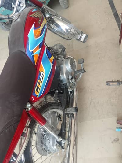 Fresh Honda CD 70 full average 1 litre to 60+ average
