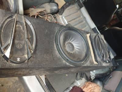 amp wofer dual speaker high quality