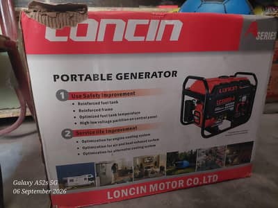 Loncin Generator 3 Kva  Petrol and Gas