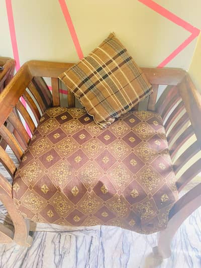 wooden sofa (3 seater)