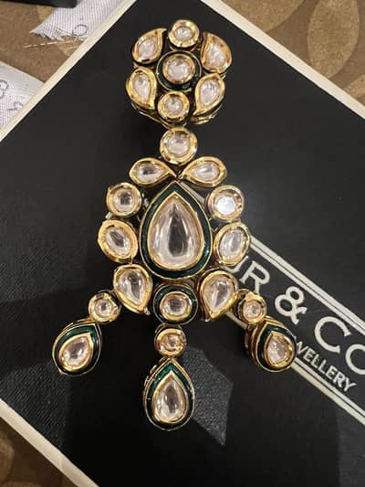 Jaipur and co polki earrings