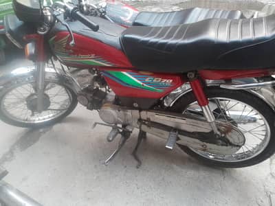 honda cd70 red color 2017 model
