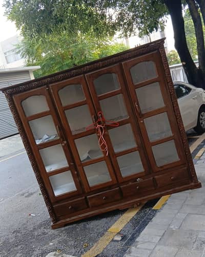 4 Doors Crockery Cupboard For Sale.