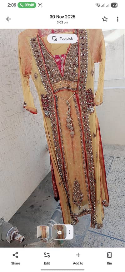 gown dress with dupata and pajama