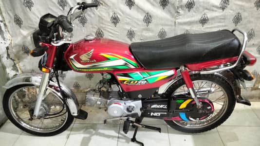 Honda Cd 70 2022 model urjante sale