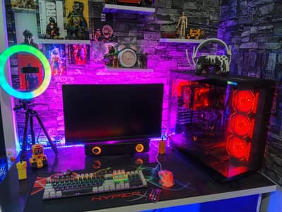 COMPLETE SETUP | RYZEN 5 3600 | GTX 1060 SUPER | 16 GB RAM | 27" LCD |