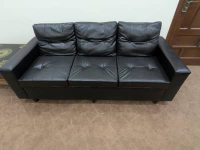 Bilkol niya ha 5 seater sofa leather ma ha double pushing Wala ha