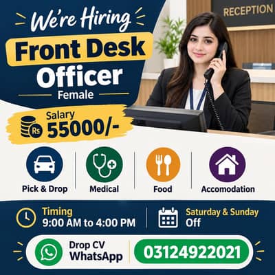 Front Desk Officer (female)