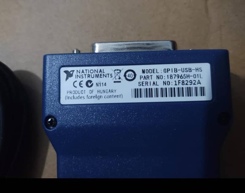 National Instruments GPIB-USB-HS interface adapter 0