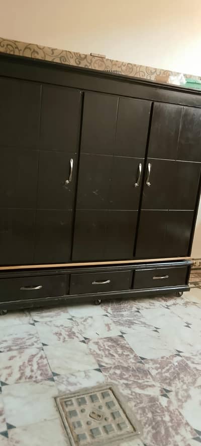 three doors wardrobe