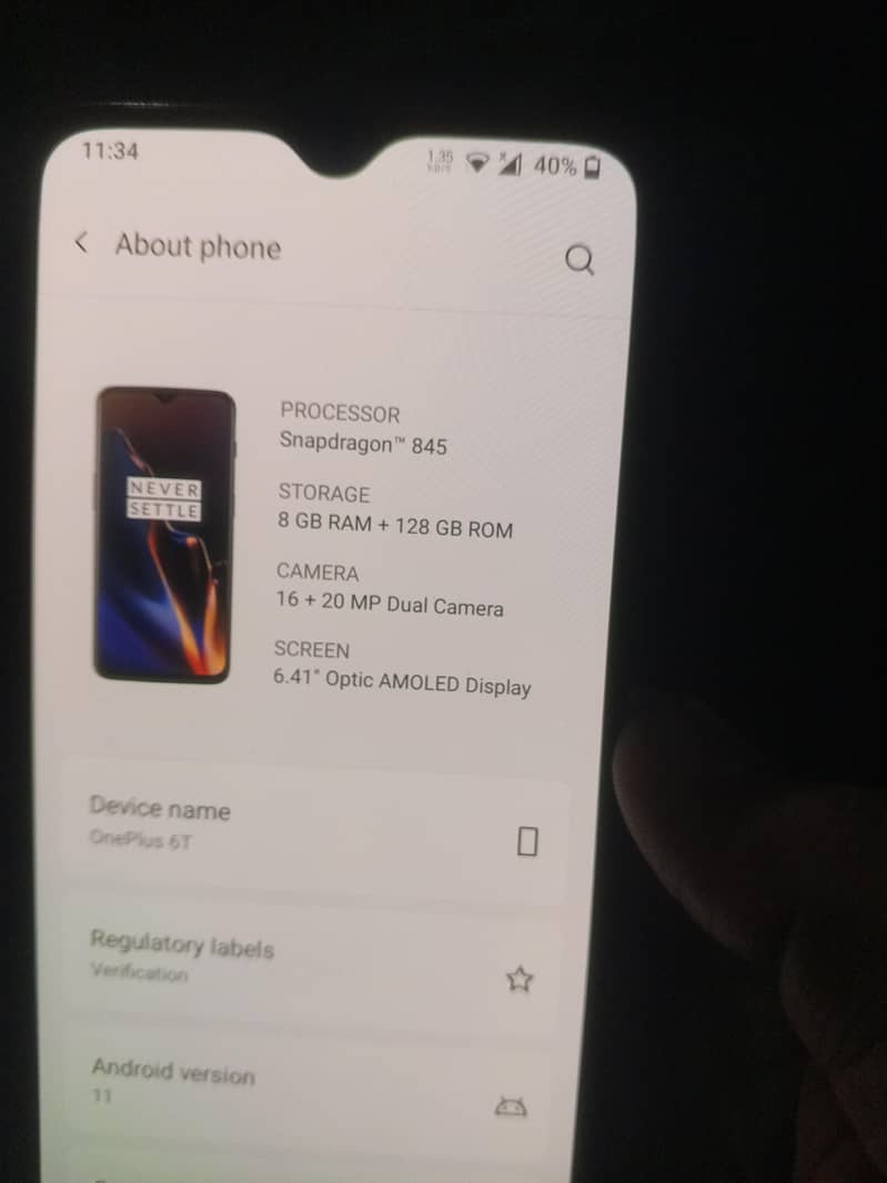 One Plus 6T 2