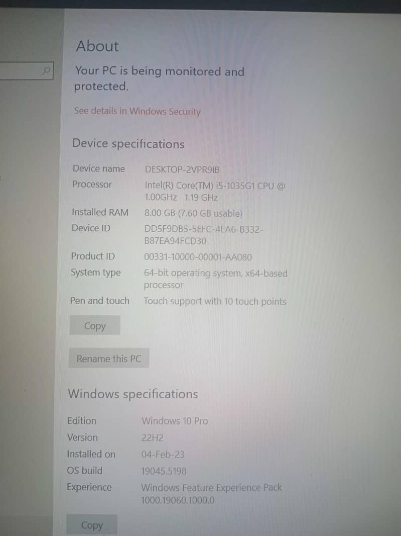 Touch Screen 14" 0