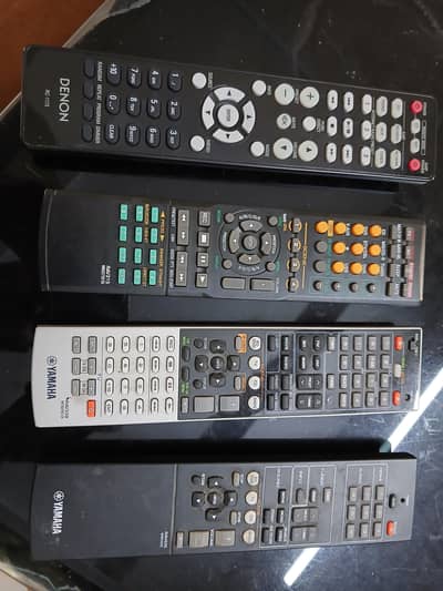 Denon & Yamaha Remote controls