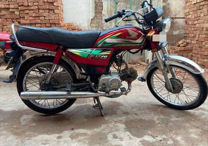 honda cd70 2022 1st owner total genuine only seriuos buyer biomatric