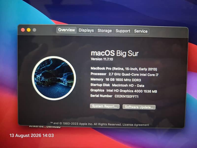 MacBook Pro 2013 2