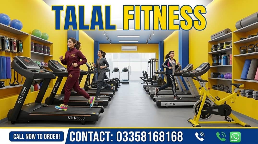 Used Running jogging walking Automatic Treadmill Electronic Machine 0