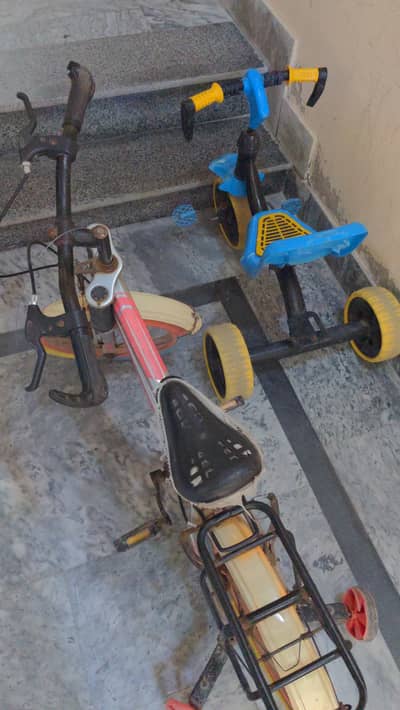 Bicycle and Tricycle