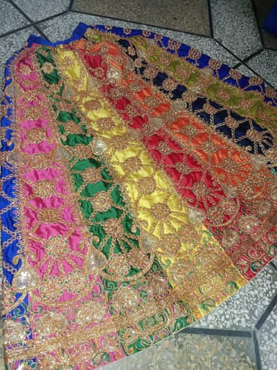 Multi Colored Lehnga
