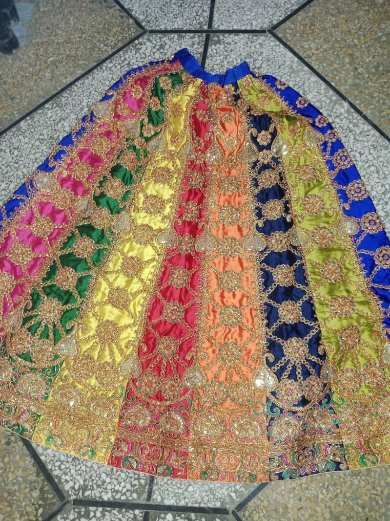 Multi Colored Lehnga 1