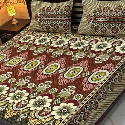 3 Pc | Gultex Multani Bedsheet
