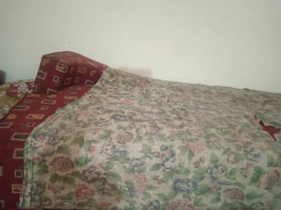 one queen bed mattress & Sofa combed