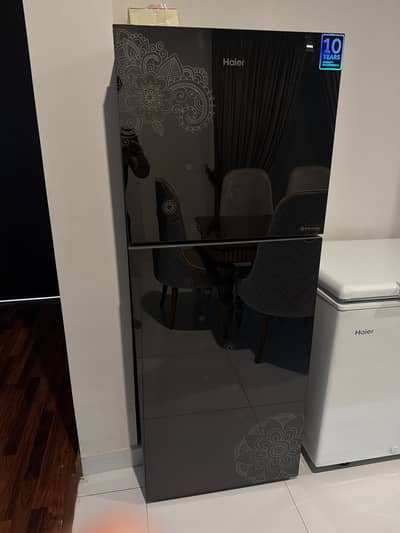 Haier Glass door Refrigerator 16 cubic liter. Almost new
